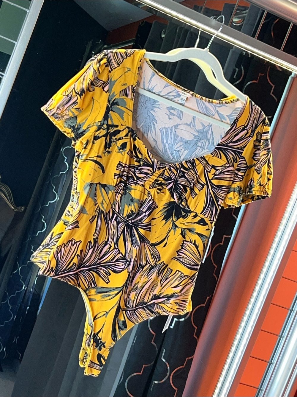 GUESS Archival Tropical Muse Bodysuit 🥭
